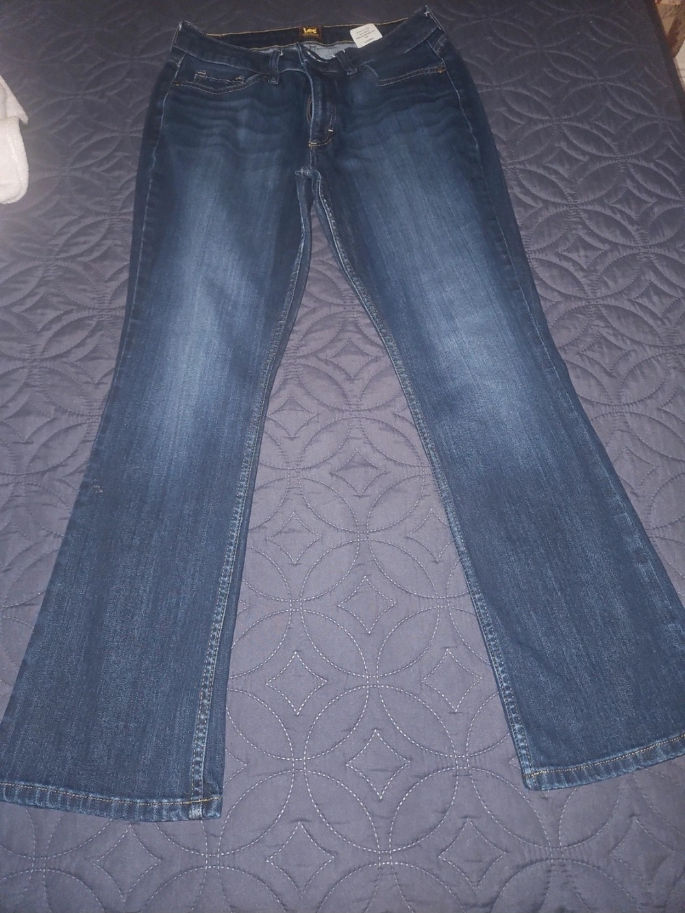 Lee Women's Dark Blue Flare Jeans
